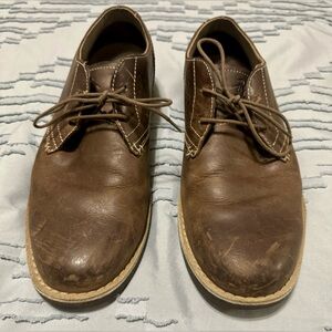 Original Penguin Men’s Leather Brown Oxfords/Derby Size 11-11.5